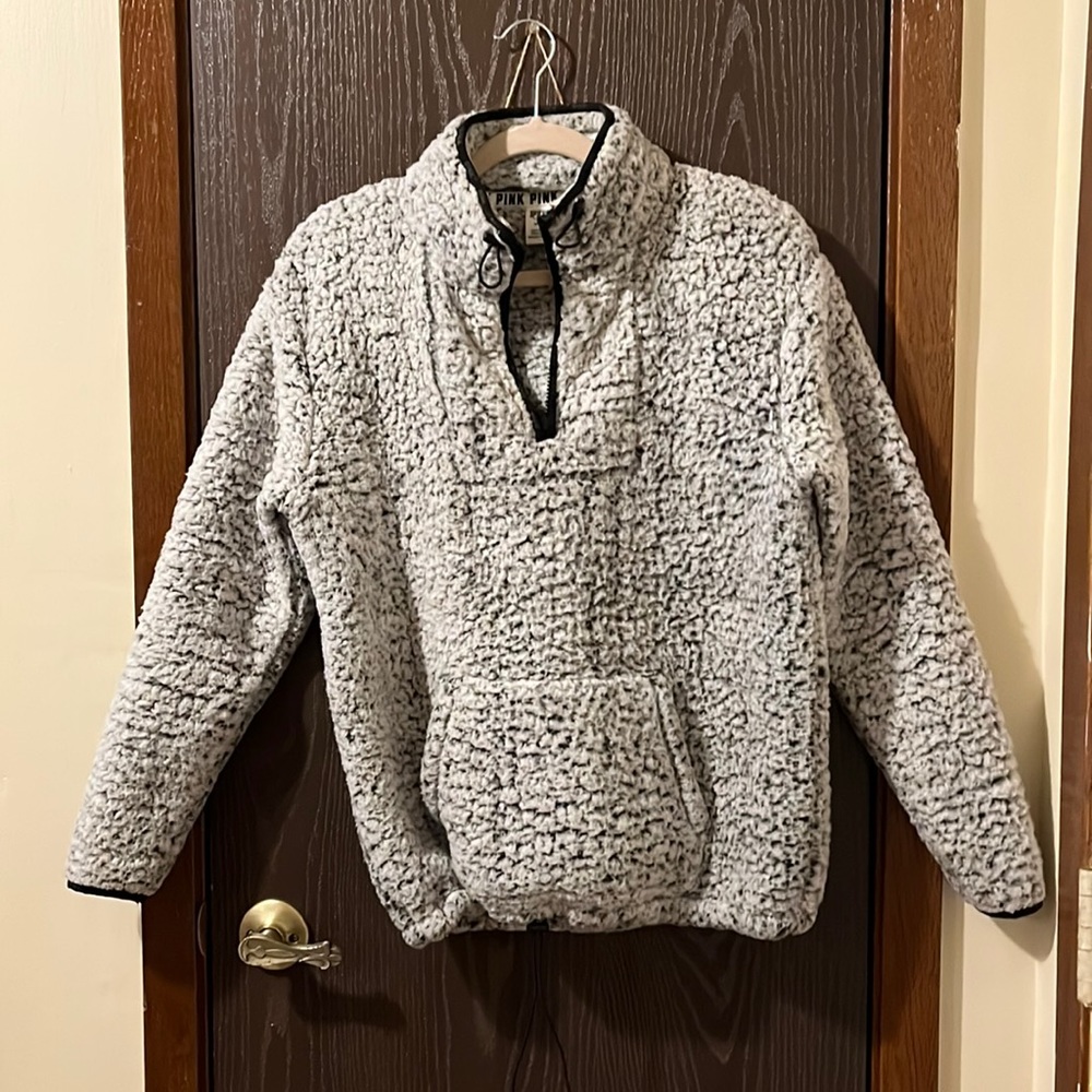 PINK - Sherpa pull over